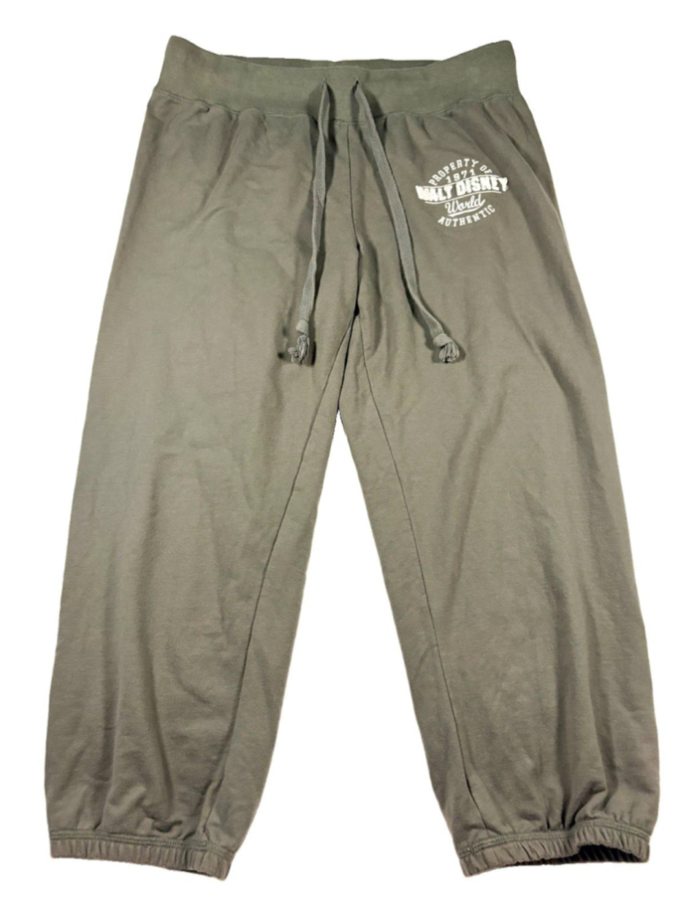 Disney Parks Walt Disney World Gray Jogger Pants Drawstring M